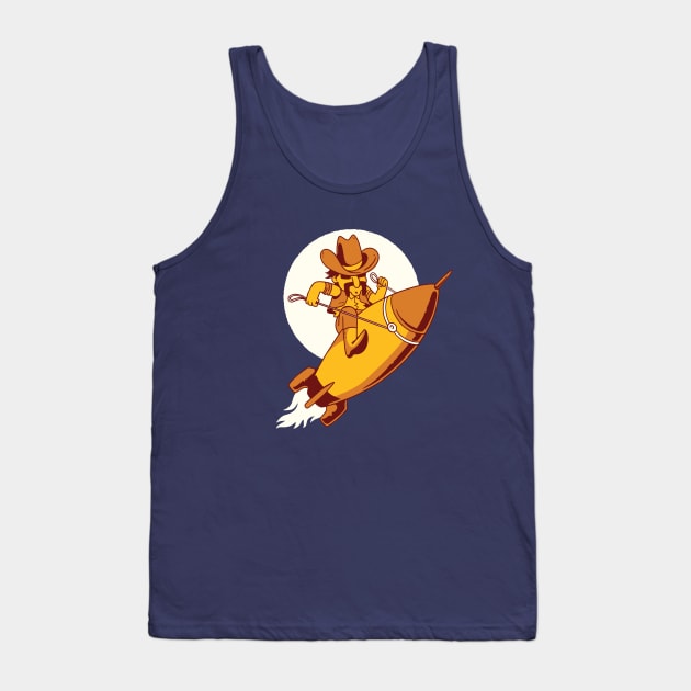 Space Cowboy Tank Top by Cosmo Gazoo